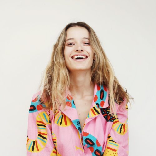 Deer Jade - 2 Portrait Pink